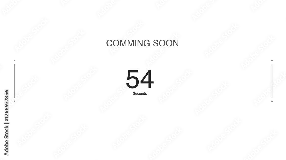 Coming soon sixty seconds countdown timer. Coming soon sixty seconds countdown timer.