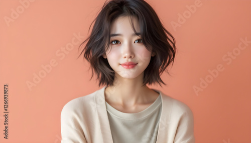 ファンタジーストーリー（ブロッサムピンクの色彩を纏った女性）