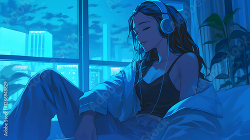 young woman in the city