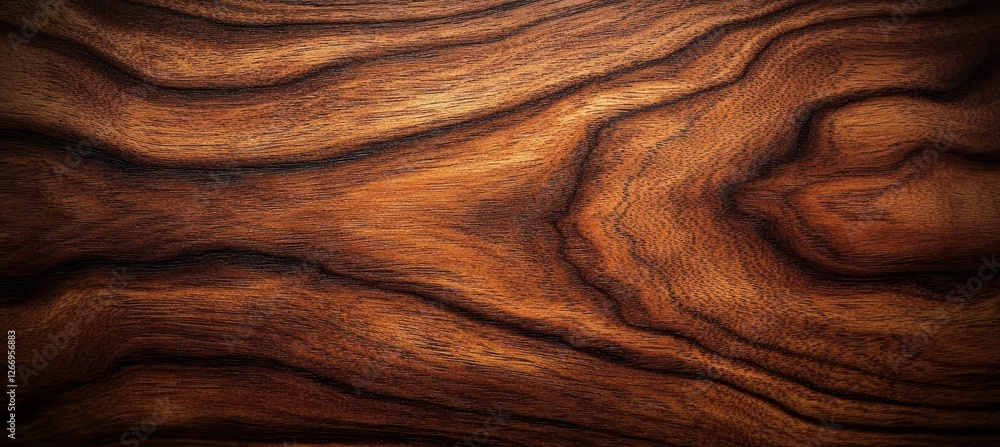 Close Up Walnut Wood Texture with Rich Grain Patterns and Warm Hues in Soft Lighting Close Up Walnut Wood Texture with Rich Grain Patterns and Warm Hues in Soft Lighting