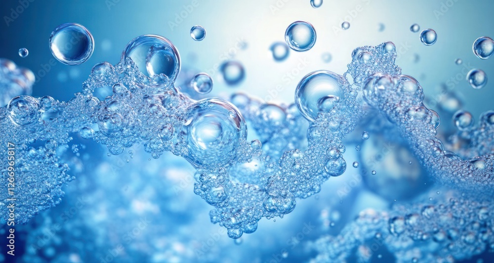 Molecular Composition of Water Particles and Hydrogen Molecules in Blue Lighting for Clean Energy Research Molecular Composition of Water Particles and Hydrogen Molecules in Blue Lighting for Clean Energy Research