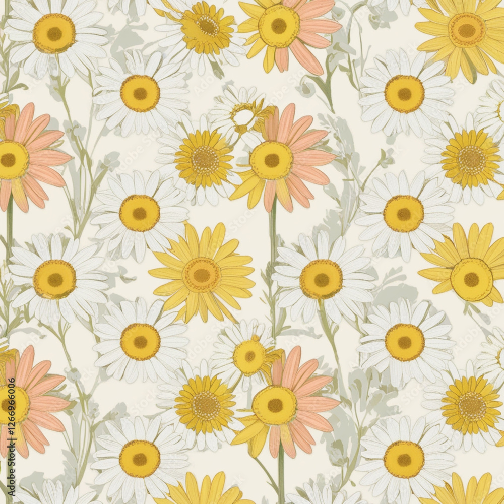 Trendy Floral pattern in the many kind of flowers. Tropical botanical . Seamless vector texture. Elegant template for fashion prints. Printing with in hand drawn style on white background.
Trendy Floral pattern in the many kind of flowers. Tropical botanical . Seamless vector texture. Elegant template for fashion prints. Printing with in hand drawn style on white background.