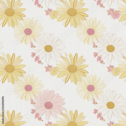 Trendy Floral pattern in the many kind of flowers. Tropical botanical . Seamless vector texture. Elegant template for fashion prints. Printing with in hand drawn style on white background.
