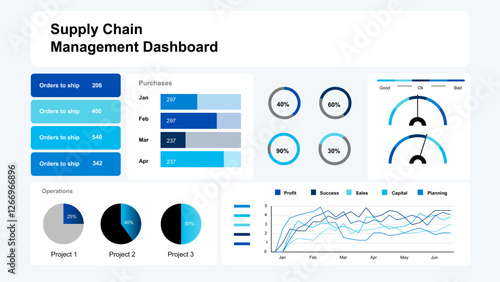 business man analyzing financial report on screen of computer, finance analytics of company performance