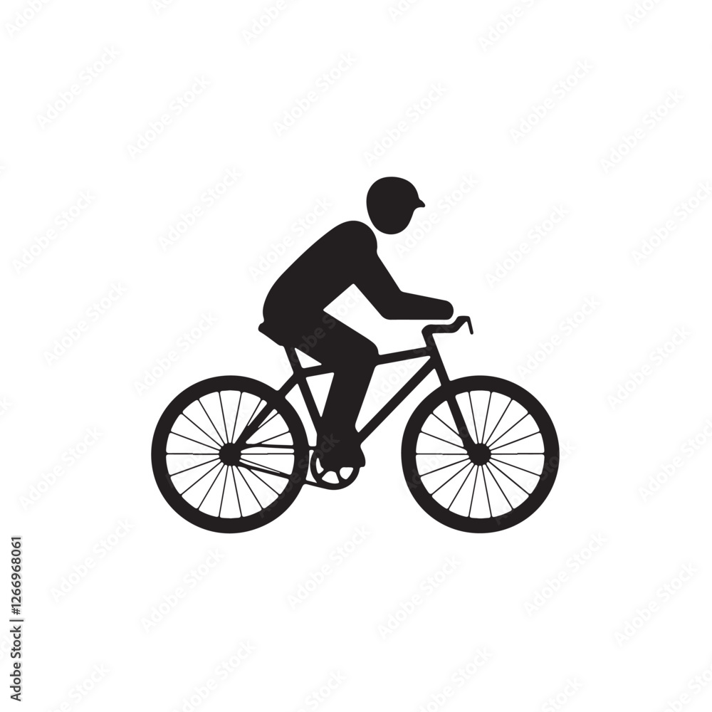 silhouette of a girl on a bicycle silhouette of a girl on a bicycle