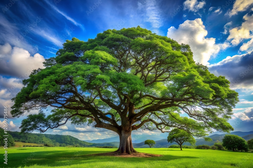 Obraz premium tree on the field