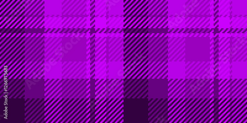 Vibrant purple plaid pattern.  Perfect for textile design, fashion, backgrounds, or website designs.  This richly textured image offers a bold and stylish visual, conveying energy and sophistication.