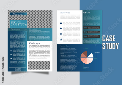 Abstract bussiness flyer template