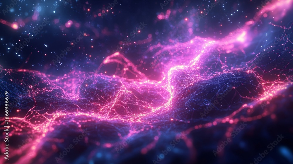 A pulsating digital brain map with neon-lit connections, forming a web of intelligence and thought patterns, glowing with futuristic energy A pulsating digital brain map with neon-lit connections, forming a web of intelligence and thought patterns, glowing with futuristic energy