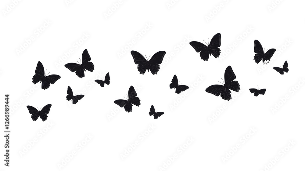 Tattoo Design of Small Butterflies, Minimalistic and Elegant
Tattoo Design of Small Butterflies, Minimalistic and Elegant