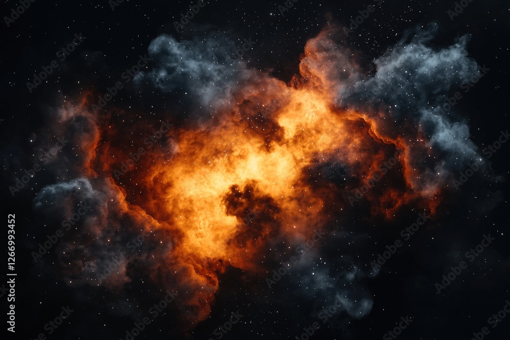 Dynamic Abstract Background of Cosmic Explosion Deep Space High-Resolution Image Celestial Environment Dramatic Viewpoint Dynamic Abstract Background of Cosmic Explosion Deep Space High-Resolution Image Celestial Environment Dramatic Viewpoint