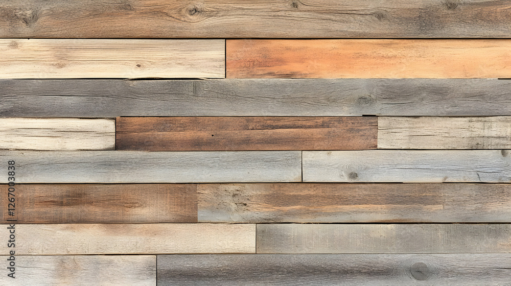 Naklejka premium Rustic wood wall texture background