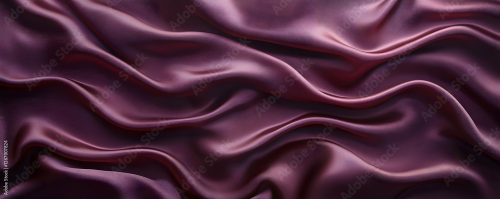 Fototapeta premium Purple silk fabric texture background
