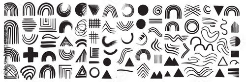 Abstract Harmony: A Silhouette Symphony