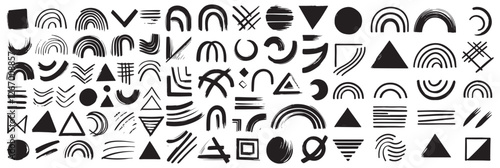 Abstract Harmony: A Silhouette Symphony