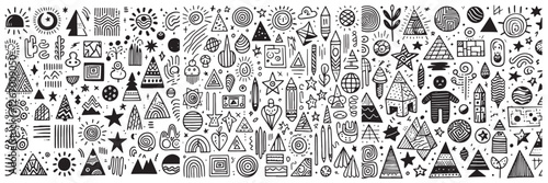 Abstract Harmony: A Silhouette Symphony