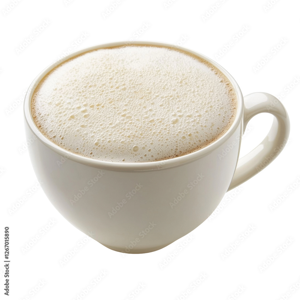 creamy cup of coffee with frothy milk, perfect for cozy morning. Enjoy rich aroma and smooth texture that brings warmth and comfort creamy cup of coffee with frothy milk, perfect for cozy morning. Enjoy rich aroma and smooth texture that brings warmth and comfort