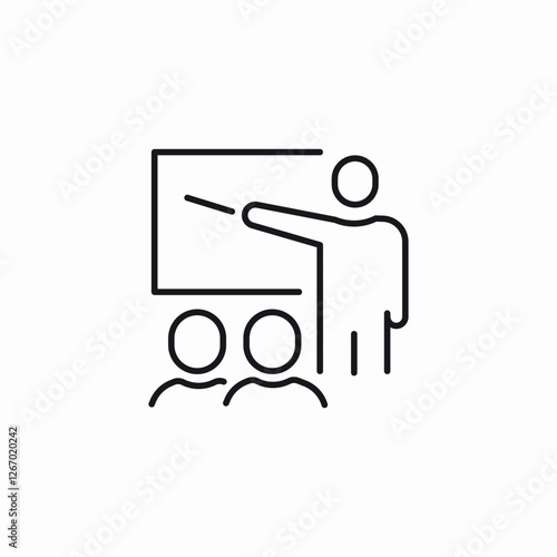 school board lessom icon sign vector