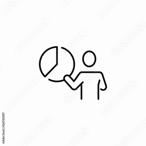 statistical approahes icon sign vector