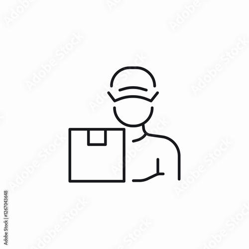 delivery mail icon sign vector