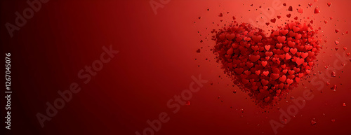 Red hearts, love, Valentine's, background, romance photo