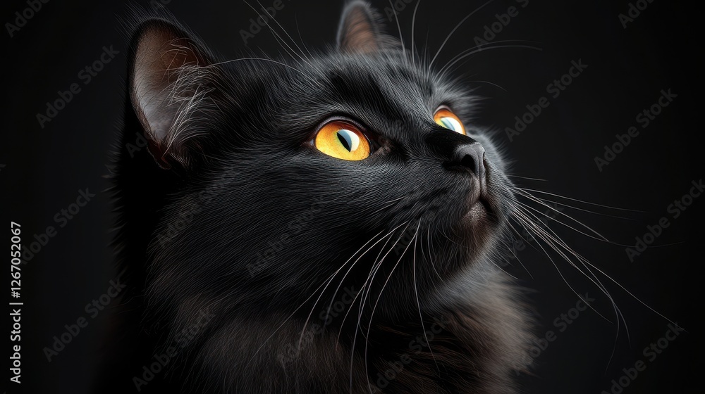 black cat isolated on transparent background black cat isolated on transparent background