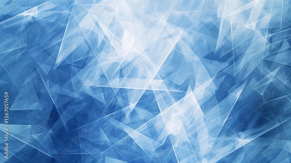A blue background with a lot of triangles A blue background with a lot of triangles