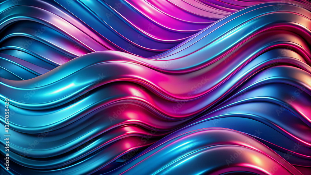 Abstract Colorful Wavy Liquid Shapes Background Abstract Colorful Wavy Liquid Shapes Background