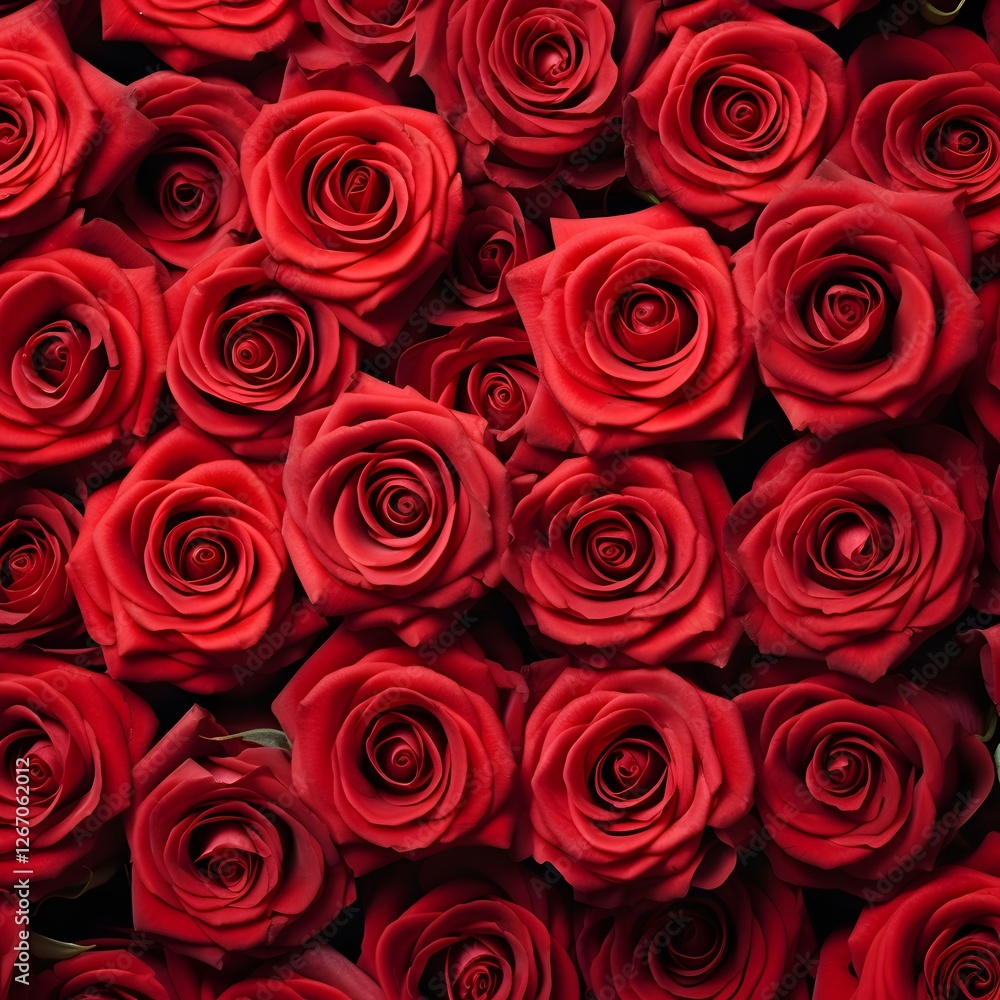 A bunch of red roses are arranged in a bouquet A bunch of red roses are arranged in a bouquet