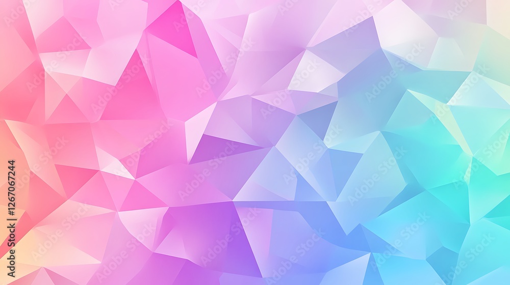 Abstract Pastel Triangle Geometric Background Design Abstract Pastel Triangle Geometric Background Design