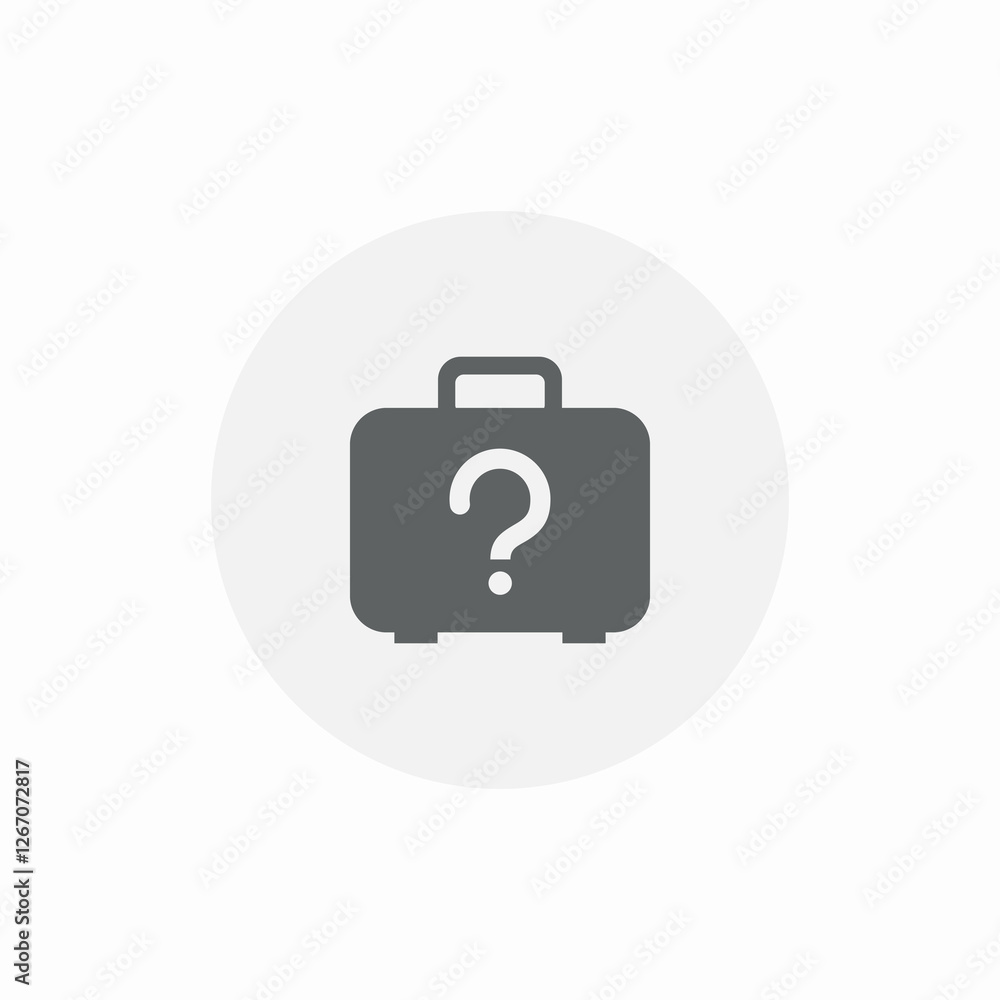 suitcase help icon sign vector suitcase help icon sign vector