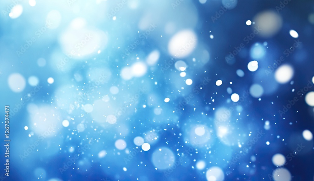 Blue bokeh lights sparkle, winter night background, design Blue bokeh lights sparkle, winter night background, design