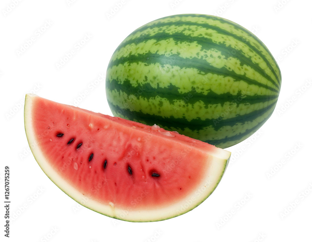 watermelon isolated on white background watermelon isolated on white background