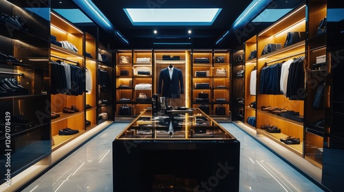 Luxury Men's Clothing Store Interior Design