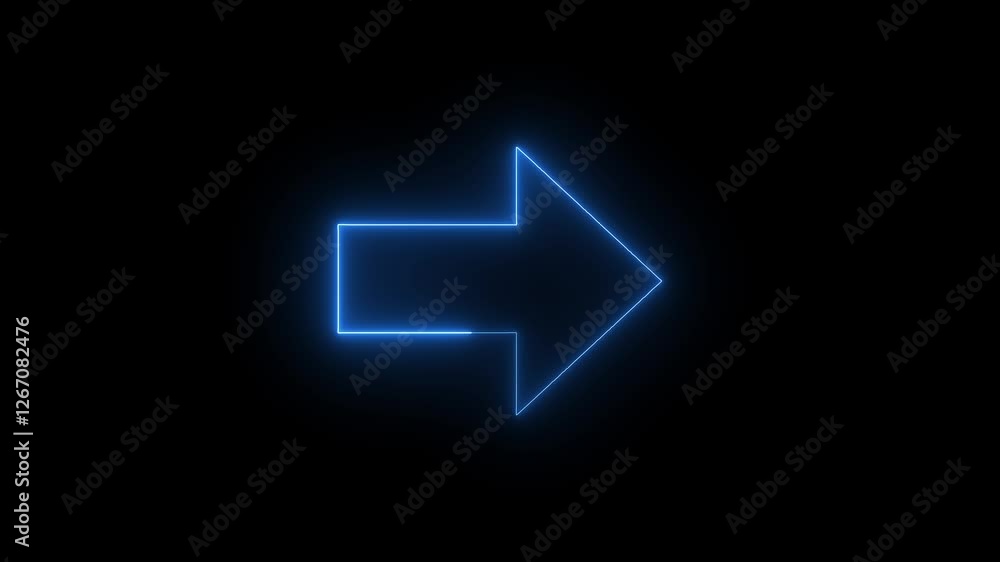 Glowing Neon Arrow Icon Animation, Direction Symbol, Navigation Sign, UI Indicator, Futuristic Interface, Motion Graphic Element, Glowing Neon Arrow Icon Animation, Direction Symbol, Navigation Sign, UI Indicator, Futuristic Interface, Motion Graphic Element,