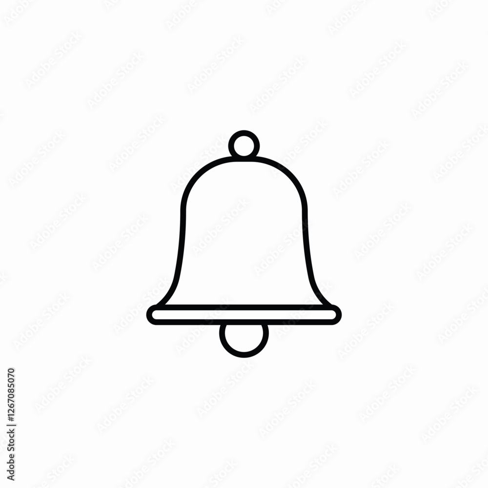 bell ring icon sign vector bell ring icon sign vector
