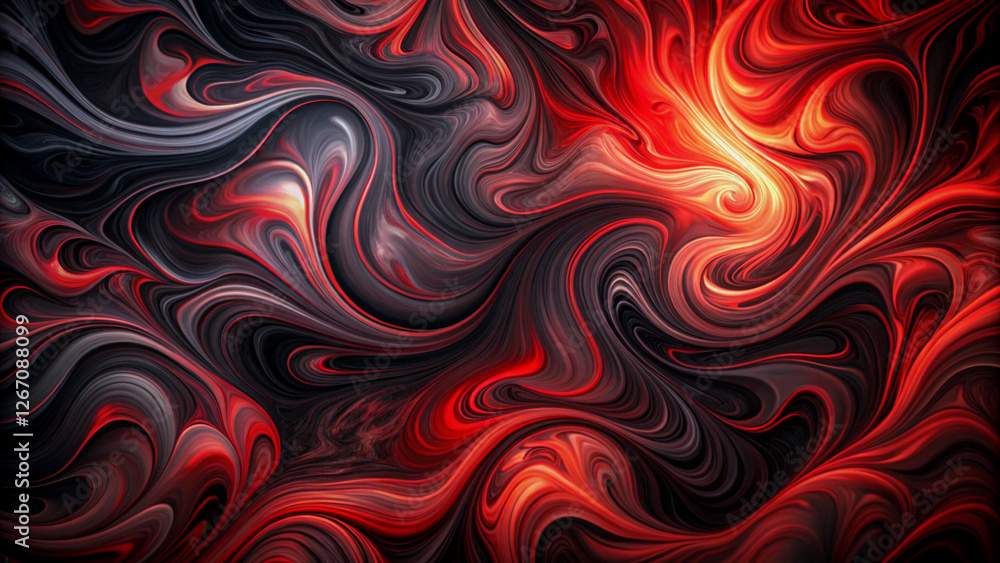 Abstract Red and Grey Swirling Design Background Abstract Red and Grey Swirling Design Background
