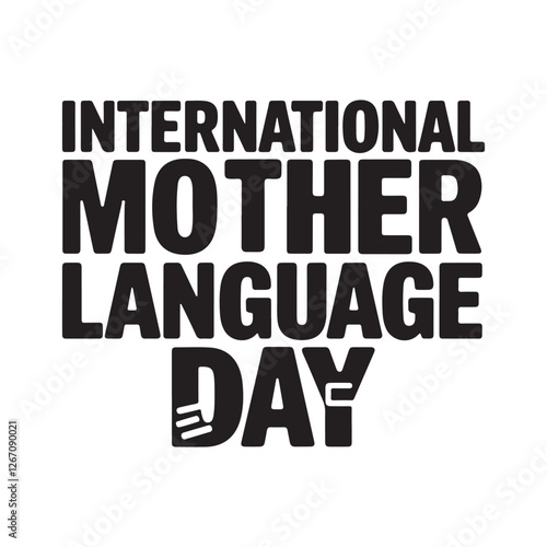 Bold Typography Celebrates International Mother Language Day