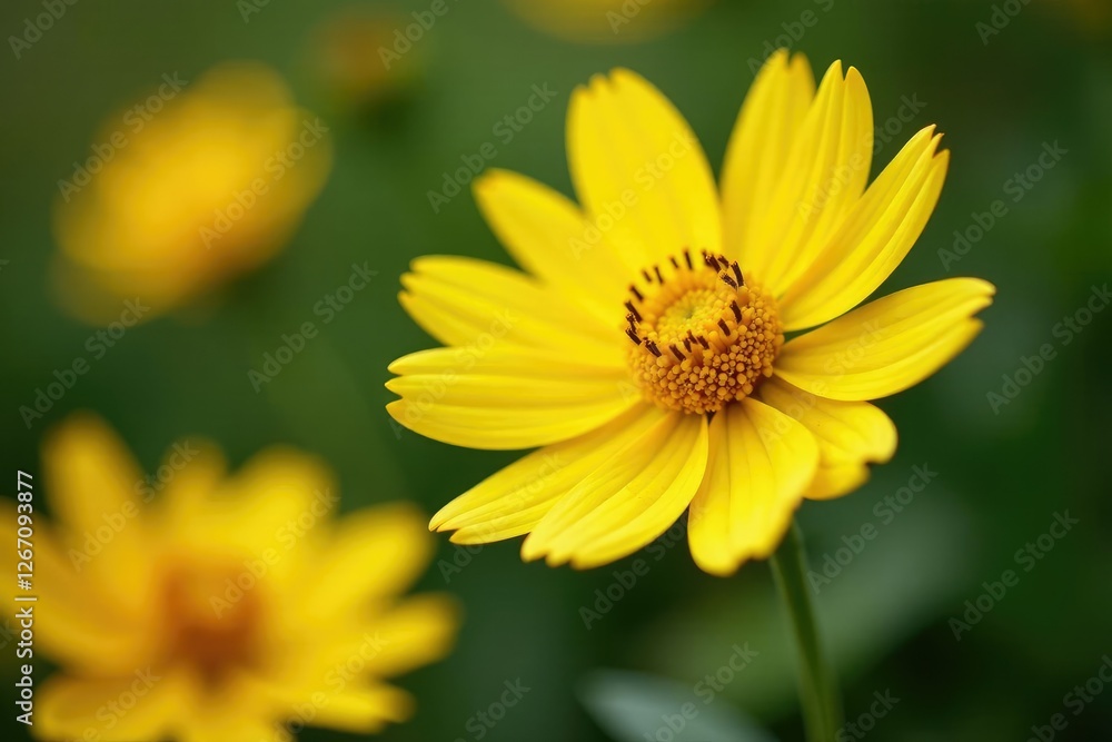 Petals gently falling from a large yellow flower in the garden, bloom, flowers, petals Petals gently falling from a large yellow flower in the garden, bloom, flowers, petals