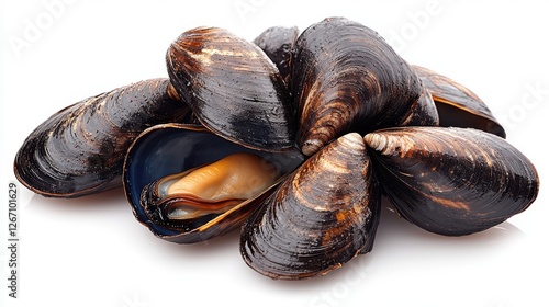 mussels isolated on transparent background