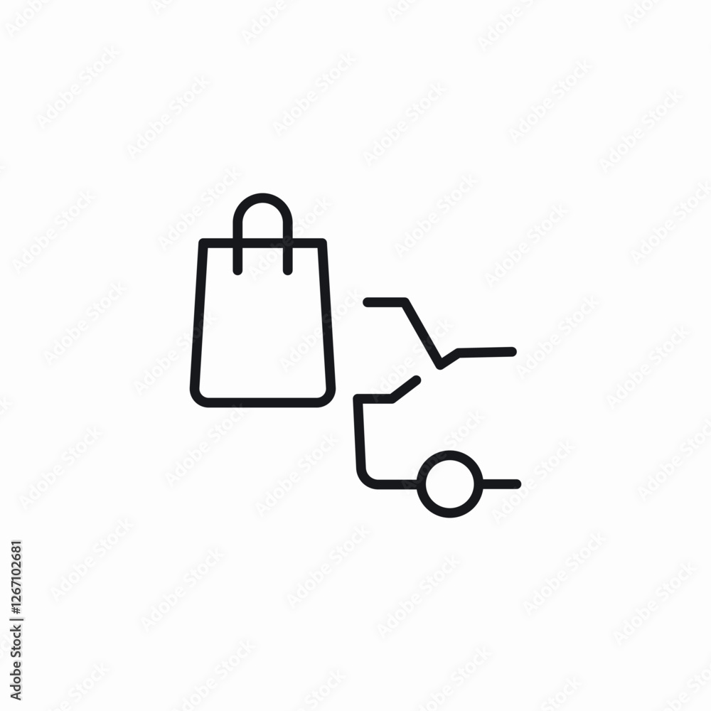 car trunk loading icon sign vector car trunk loading icon sign vector
