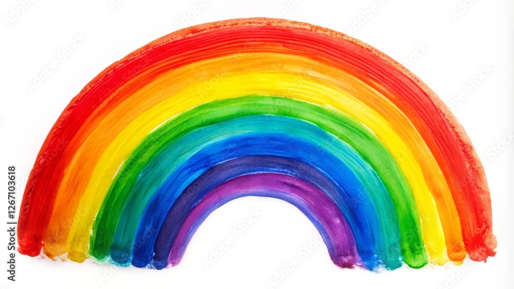 Rainbow, Colorful Arc, Painted Arc