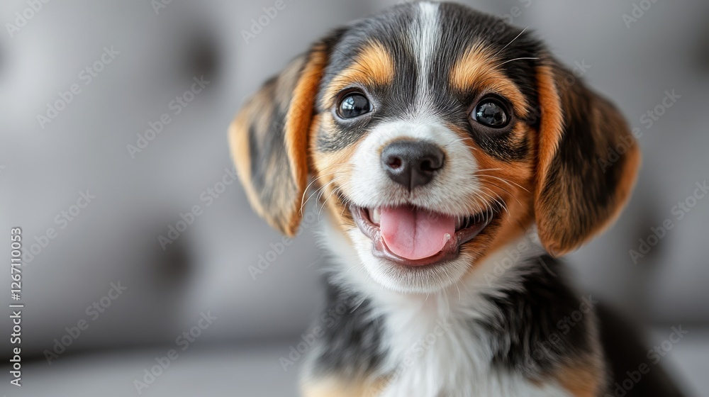 playful beagle puppy standing isolated on transparent background playful beagle puppy standing isolated on transparent background