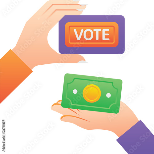 Gradient color illustration for Illegal purchase