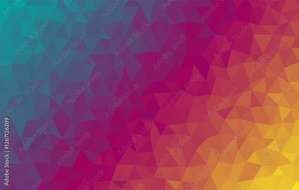 Obraz premium multicolored Geometric ice texture. Abstract low poly background