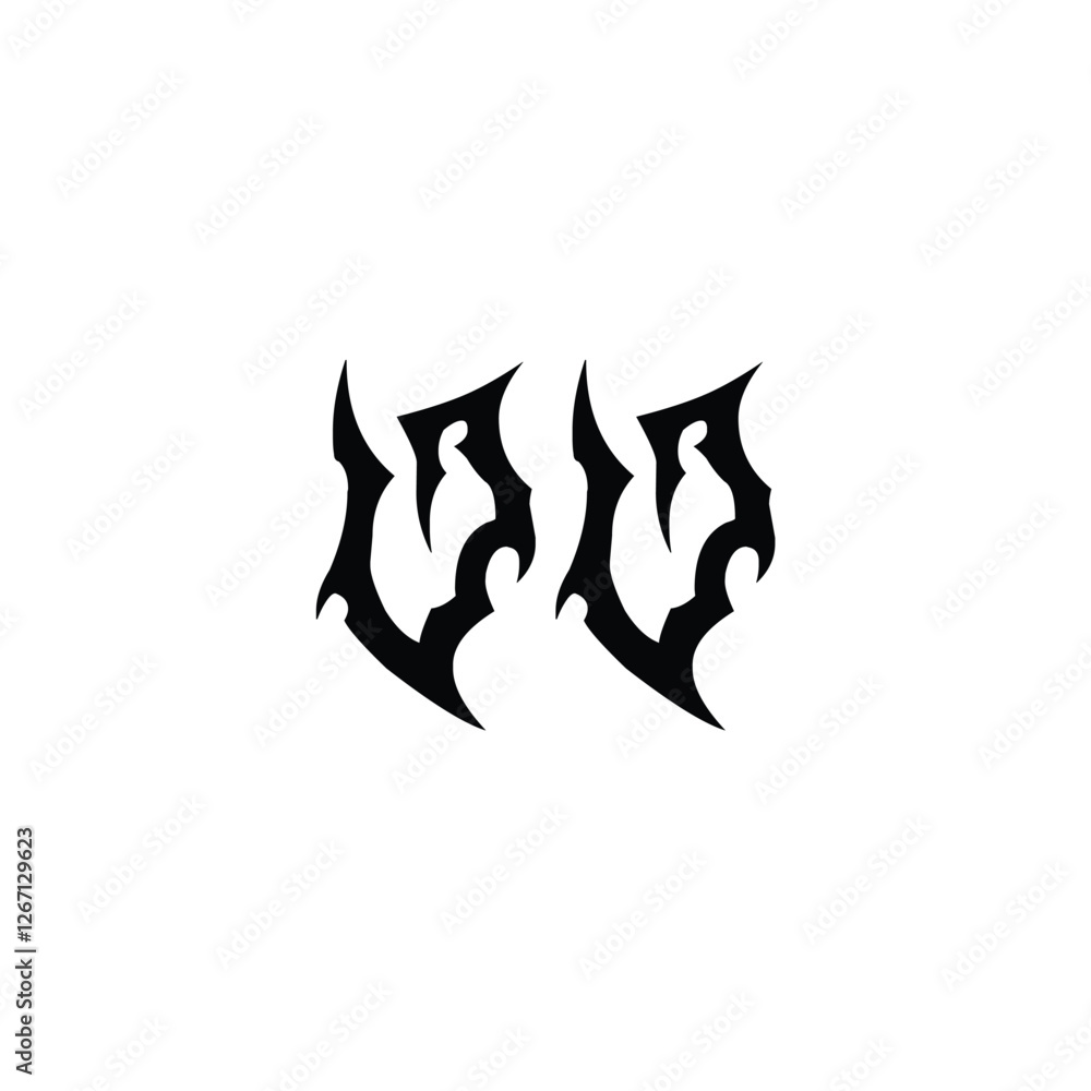 VV monogram logo design letter text name symbol monochrome logotype alphabet character simple logo VV monogram logo design letter text name symbol monochrome logotype alphabet character simple logo