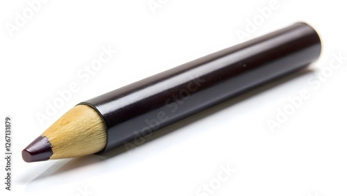Wallpaper Mural Dark Brown Cosmetic Pencil on White Background Torontodigital.ca