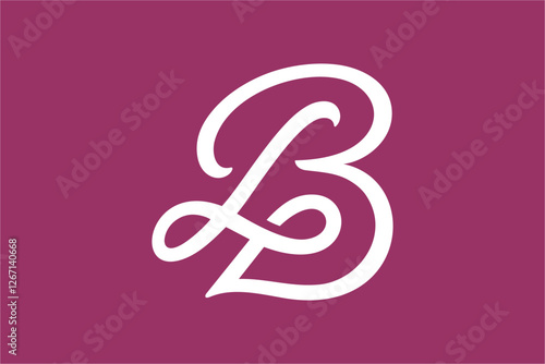 BL Letter Logo Design