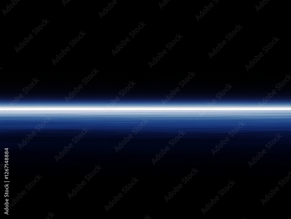 Celestial Horizon Abstract Blue and Black Space Background Celestial Horizon Abstract Blue and Black Space Background