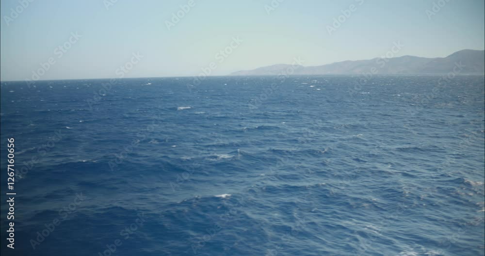 Seascape Of The Greek Islands On The Aegean Sea Seascape Of The Greek Islands On The Aegean Sea